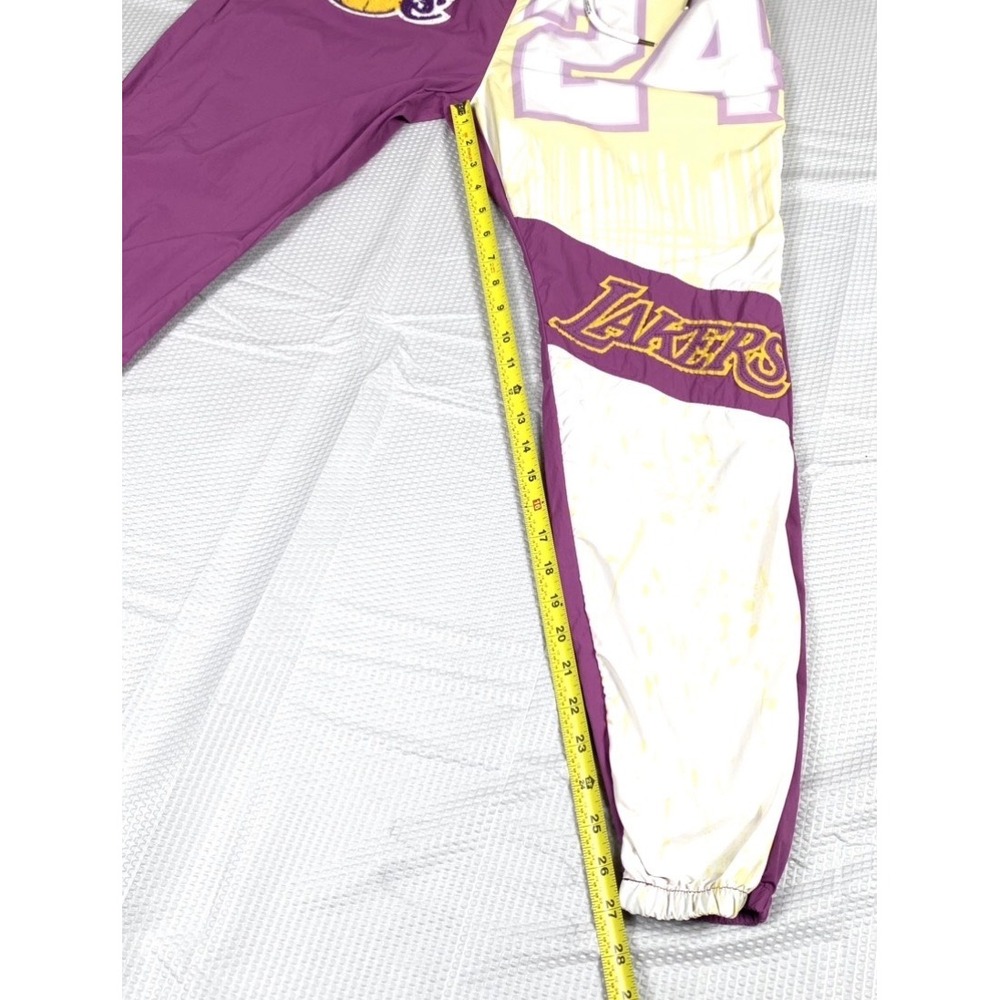 Los Angeles Lakers Pants Womens Medium Purple Yellow NBA Basketball #24 Lakers‎ - Picture 10 of 10